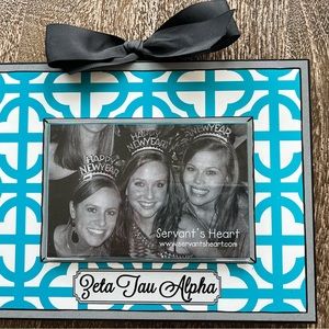 Zeta Tau Alpha Picture Frame with 4x6 Photo Insert